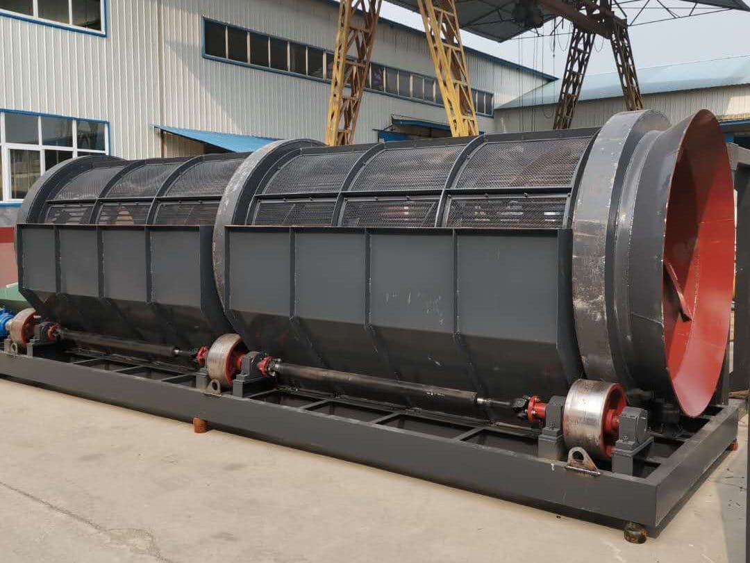 Trommel Screen for alluvial gold beneficiation production line