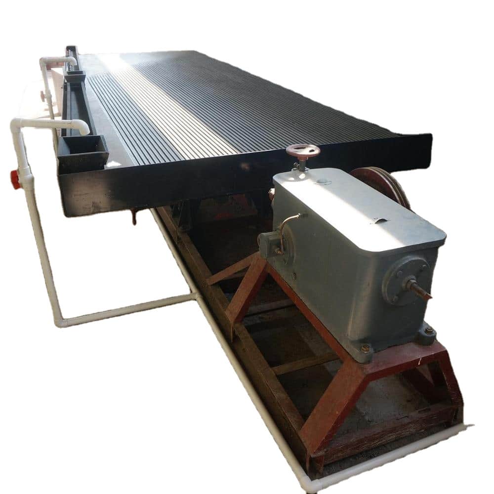 Shaking Table for Alluvial Gold Beneficiation in Africa