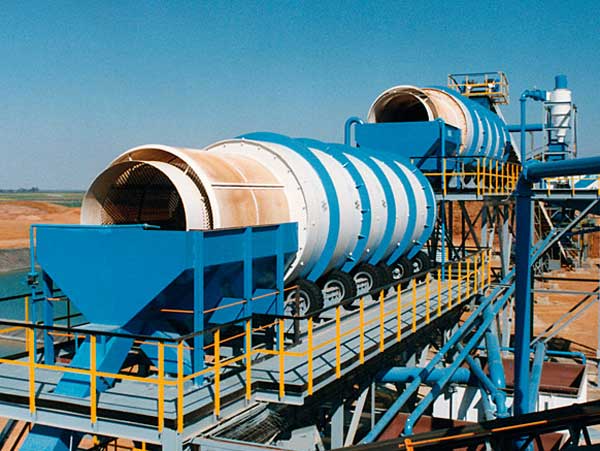 Trommel Scrubber for All Kinds of Refractory Bulk Ore
